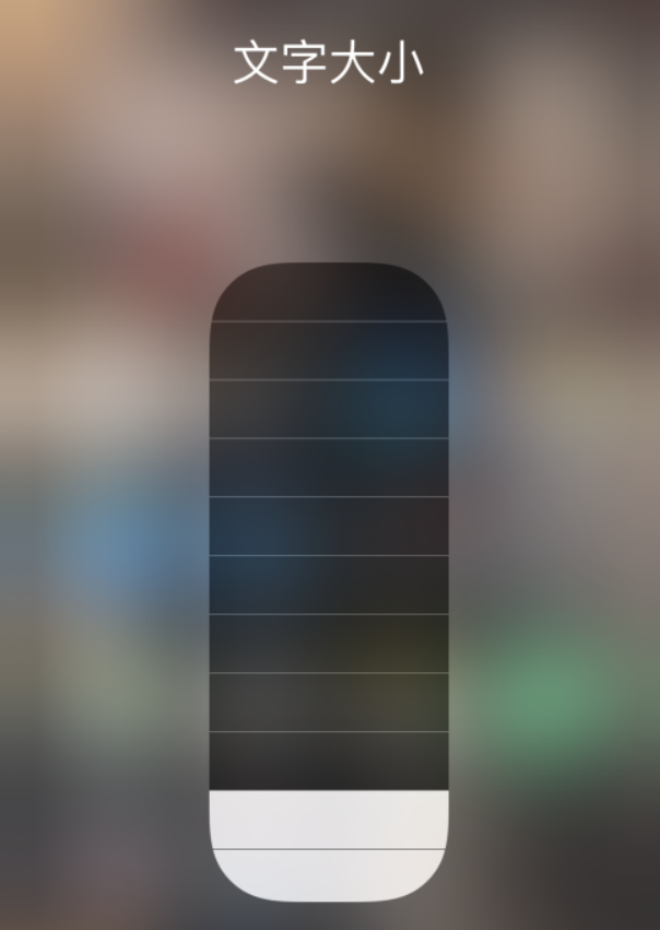 栾城苹果手机维修分享小技巧：在 iPhone 控制中心快速调节字体大小 